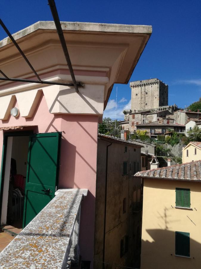 Apartamento Mansarda Con Solarium Panoramico Su Centro Storico Di Sarteano Vicino Alle Famose Terme Della Val D'Orcia Exterior foto