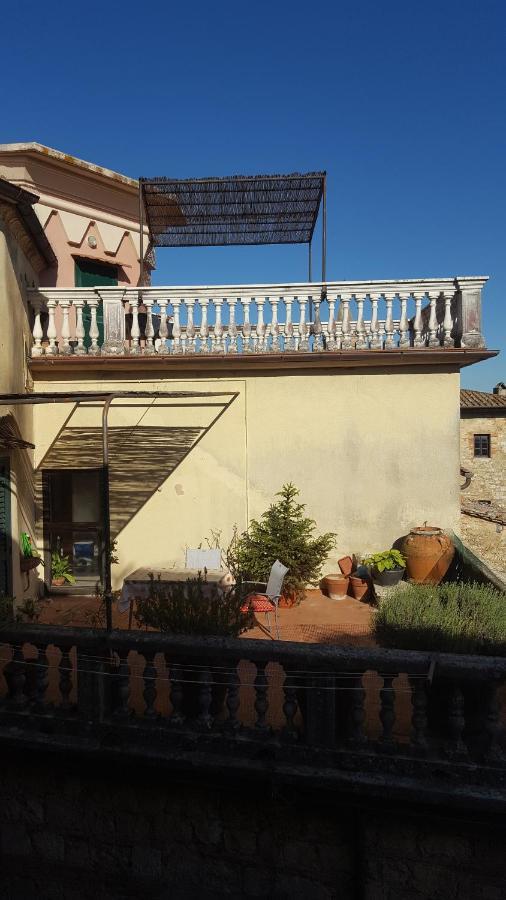 Apartamento Mansarda Con Solarium Panoramico Su Centro Storico Di Sarteano Vicino Alle Famose Terme Della Val D'Orcia Exterior foto